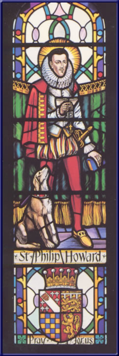  vitrail de Saint Philippe Howard 